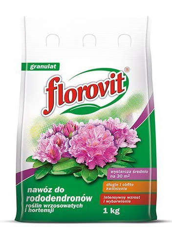 FLOROVIT DO RODODENDRONÓW, ROŚLIN WRZOSOWATYCH I HORTENSJI 1kg