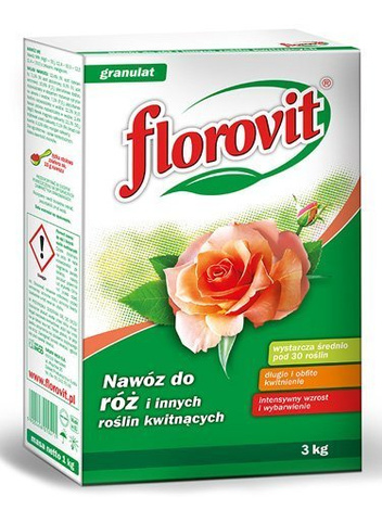 FLOROVIT DO RÓŻ I INNYCH ROŚLIN KWITNĄCYCH 3kg