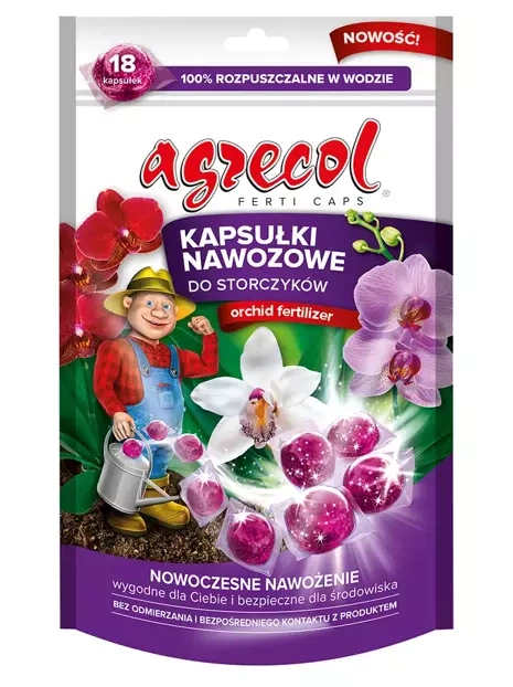 AGRECOL FERTI CAPS kapsułki nawozowe do storczyków