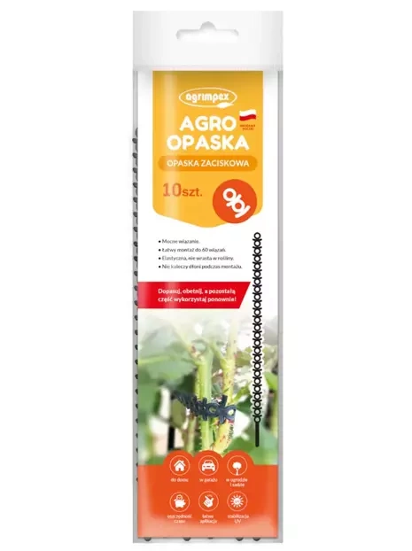 Agrimpex Agro Opaska Zaciskowa do Mocowania Roślin