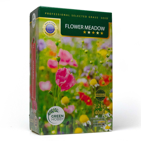 Green Hobby Mieszanka Traw Flower Meadow 1,2 kg